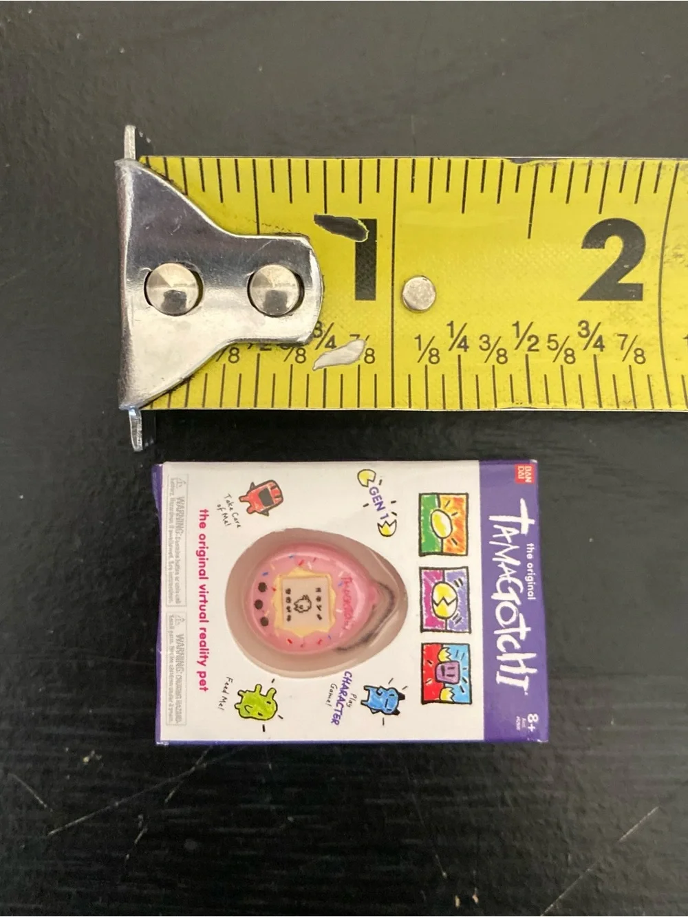 Zuru Mini Brands Toys Pink Tamagotchi Tiny Collectibles Purple & White 1.5” Box - Picture 6 of 7
